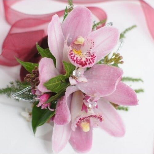 L Pink And Burgundy Orchid Corsage 1.jpg