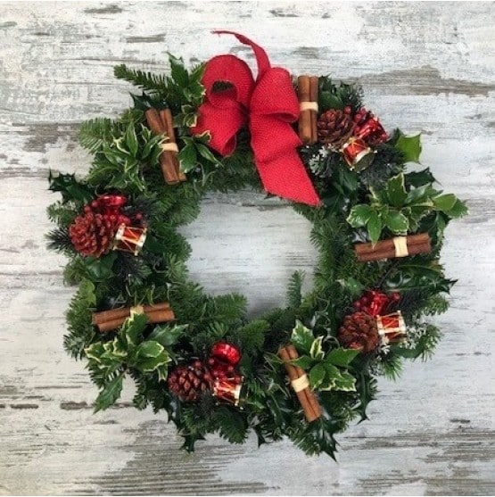 Holly Wreath W4 Decorated £50 Holly Wreath W4 Decorated